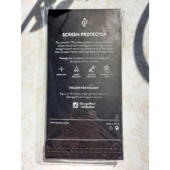 BURGA screen protector - Picture 2 of 2
